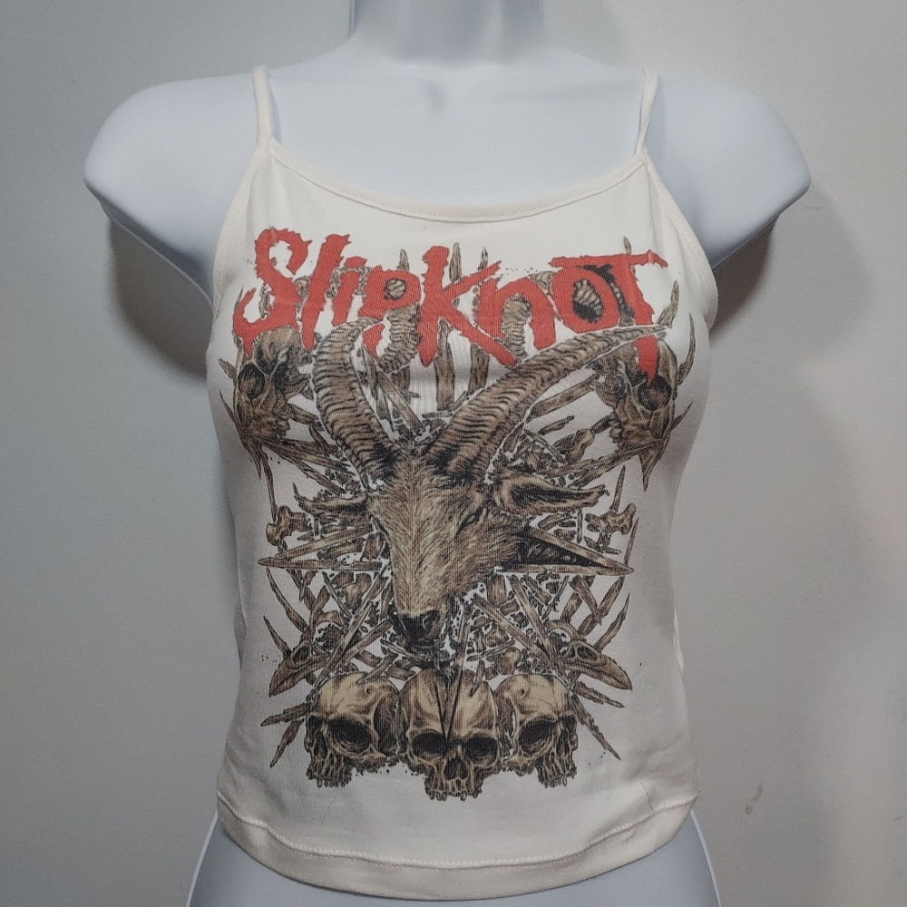 Slipknot tank top ribbed numetal deftones tool slipknot mall goth 90s rock - Picture 16 of 16